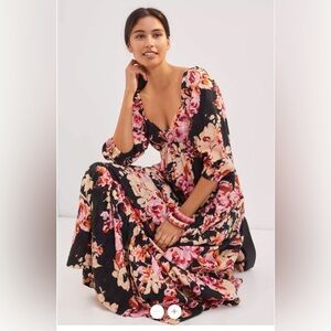 Anthropologie Blossom Maxi Dress Size S